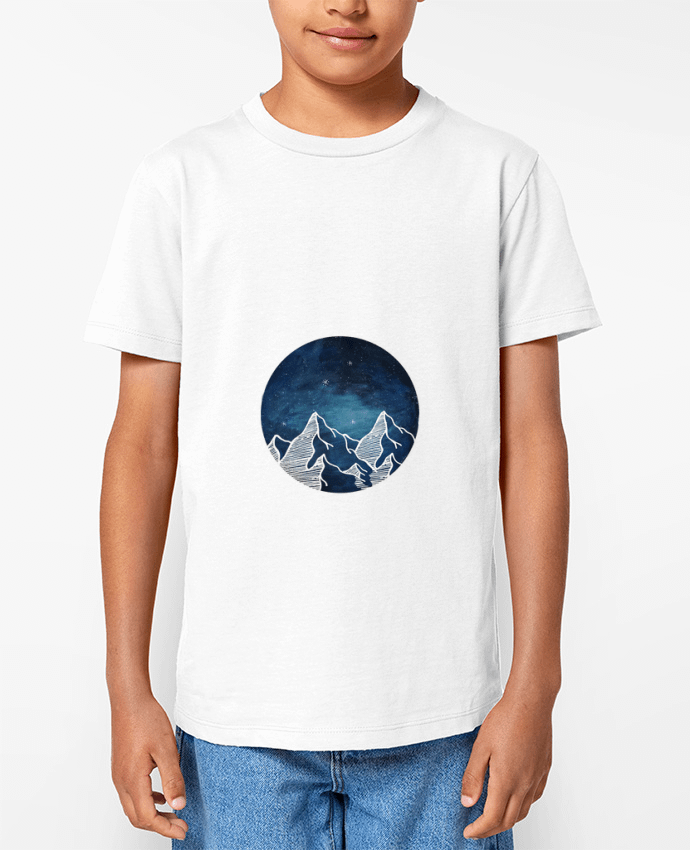 T-shirt écoresponsable enfant Canadian Mountain Par Likagraphe
