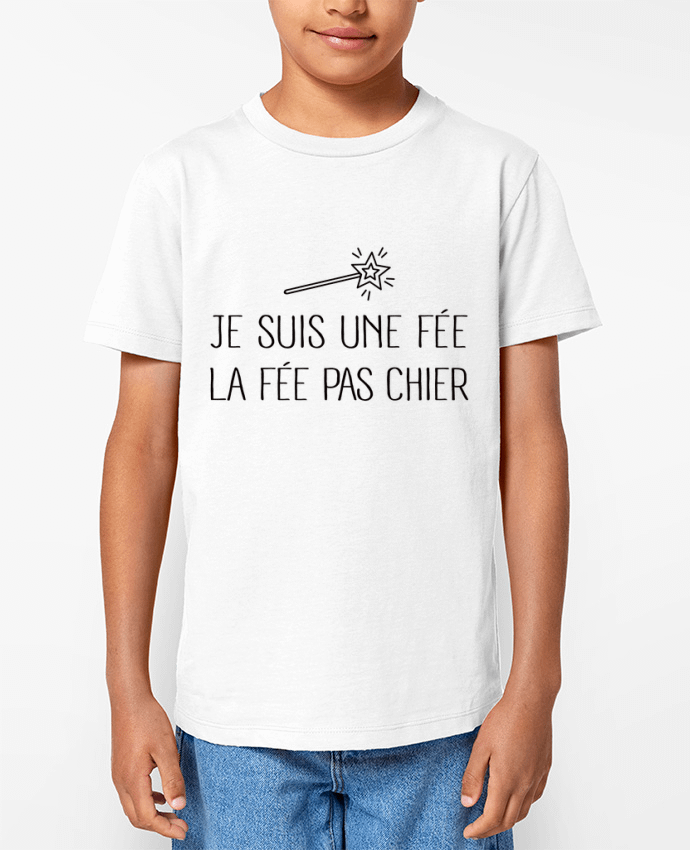 T-shirt Enfant Je suis une fée la fée pas chier Par Freeyourshirt.com