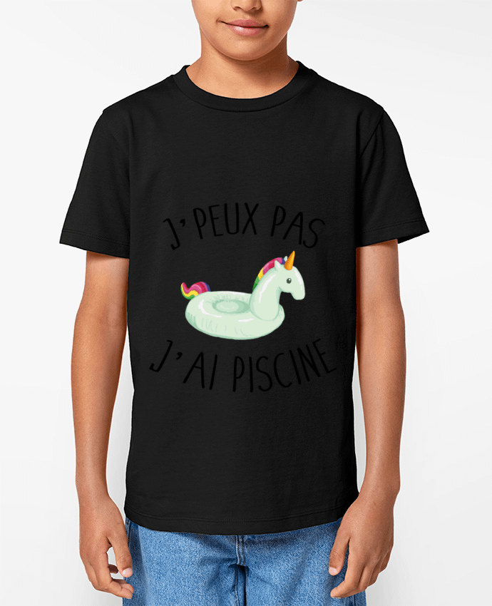 T-shirt Enfant Je peux pas j'ai piscine Par FRENCHUP-MAYO