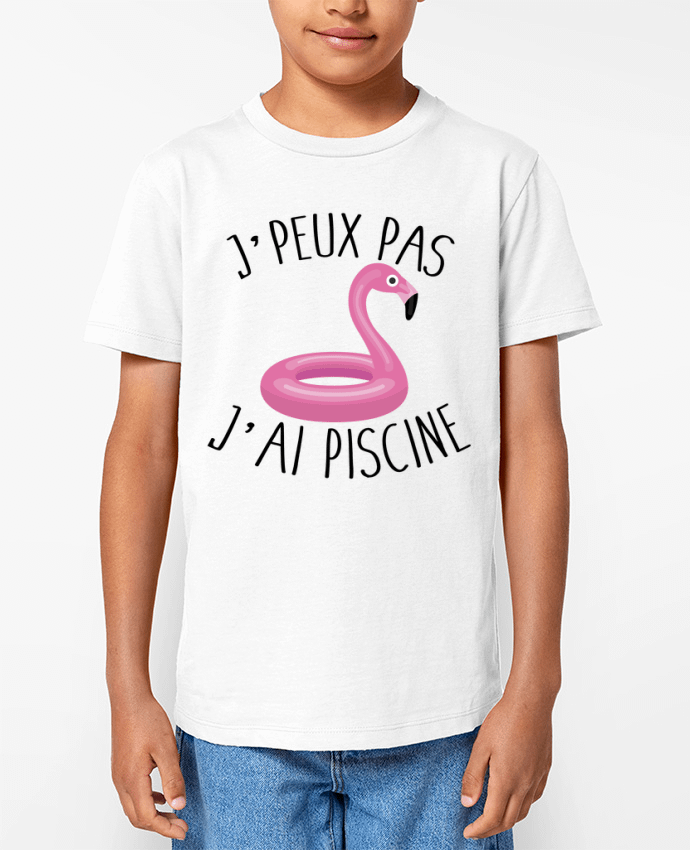 T-shirt Enfant Je peux pas j'ai piscine Par FRENCHUP-MAYO