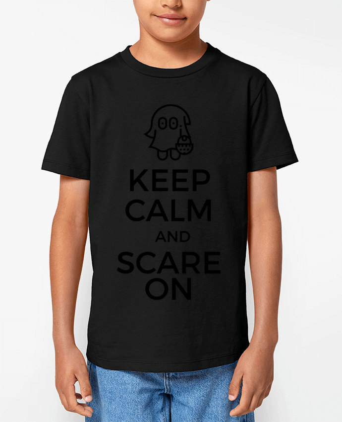 T-shirt Enfant Keep Calm and Scare on little Ghost Par tunetoo