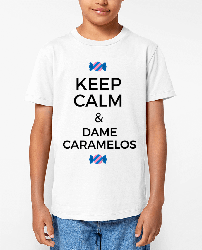 T-shirt Enfant Keep Calm and Dame Caramelos Par tunetoo