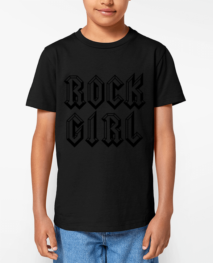 T-shirt Enfant Rock Girl Par Freeyourshirt.com