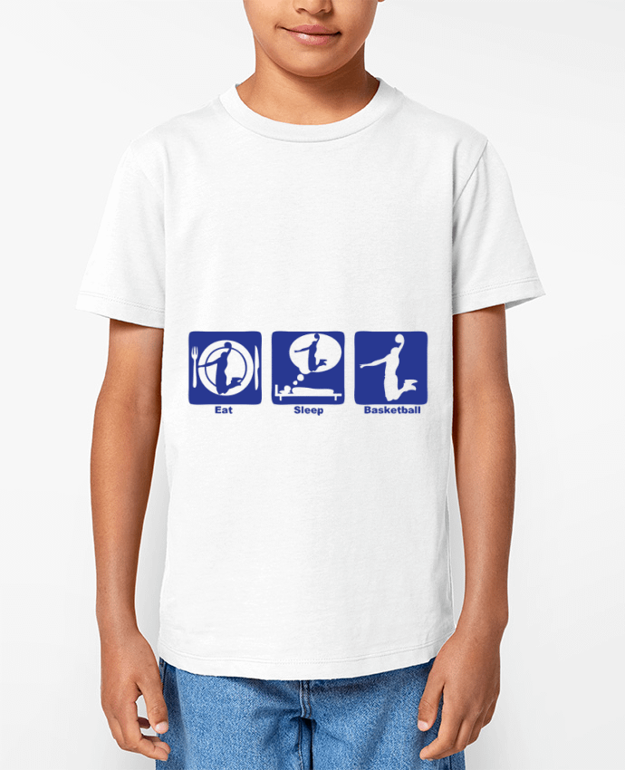 T-shirt Enfant basketball basket eat sleep play dunk Par Achille