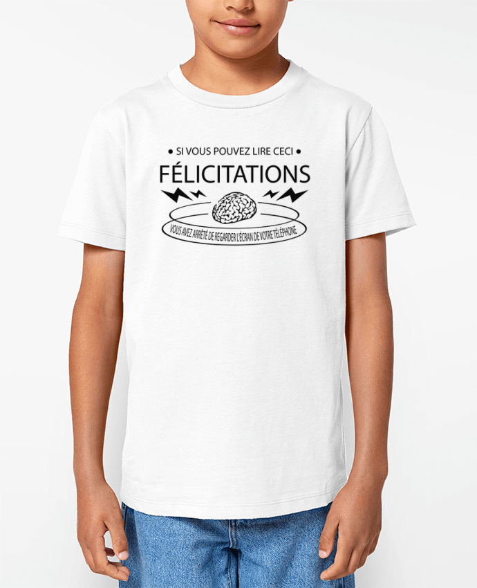 T-shirt Enfant Satire téléphone portable Par justsayin