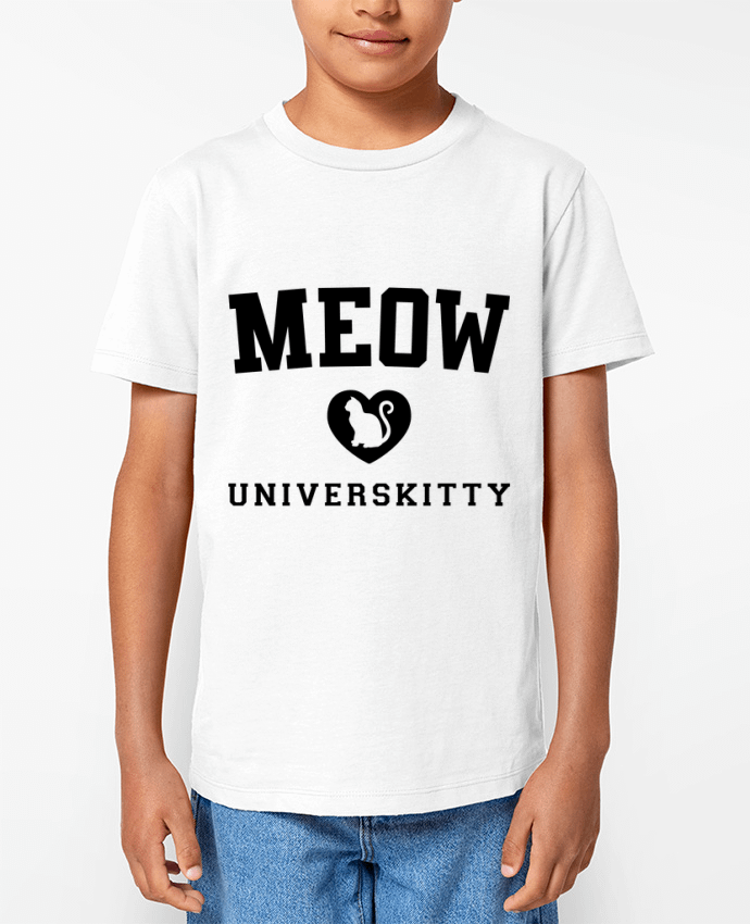 T-shirt Enfant Meow Universkitty Par Freeyourshirt.com