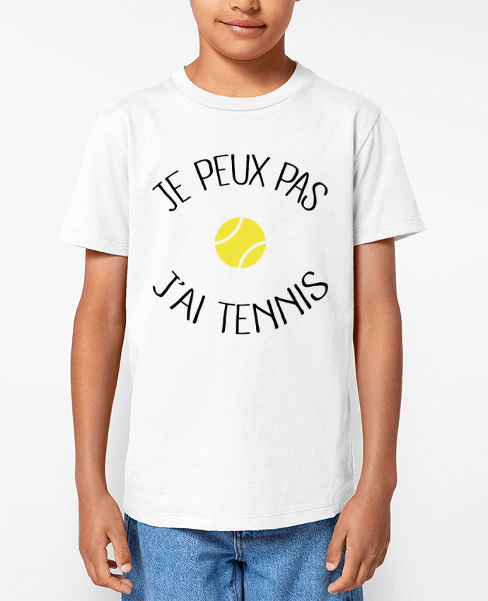 T-shirt Enfant Je peux pas j'ai Tennis Par Freeyourshirt.com