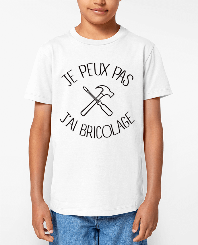 T-shirt Enfant Je peux pas j'ai Bricolage Par Freeyourshirt.com