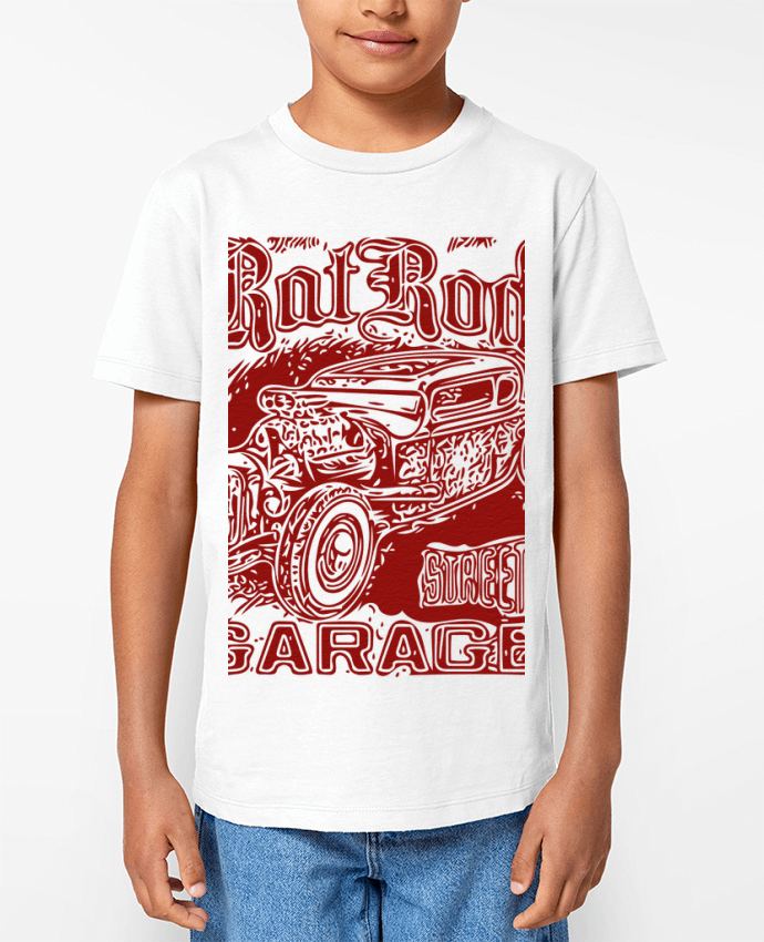 T-shirt Enfant Hot rod garage Par David