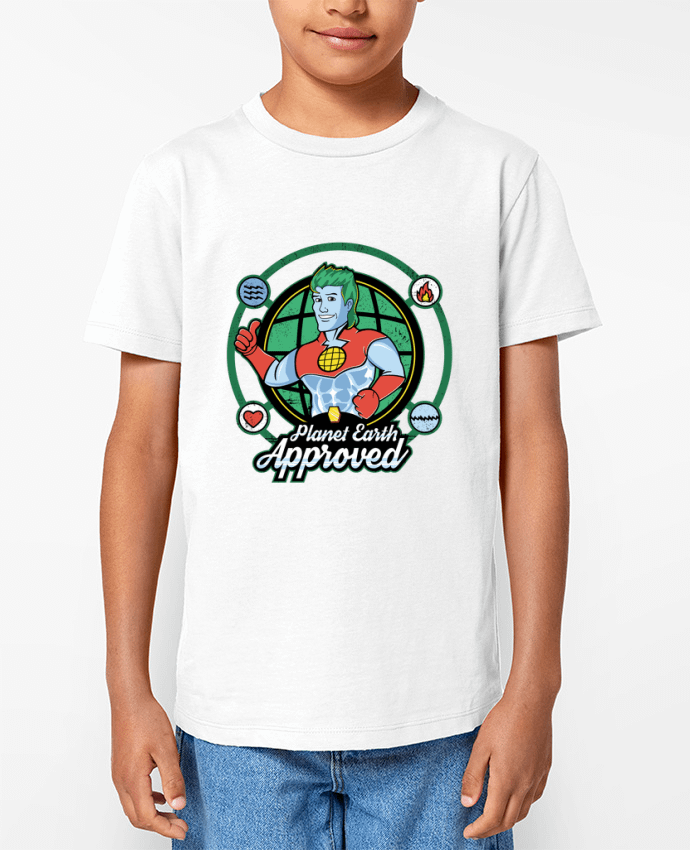 T-shirt Enfant Planet Earth Approved Par Kempo24