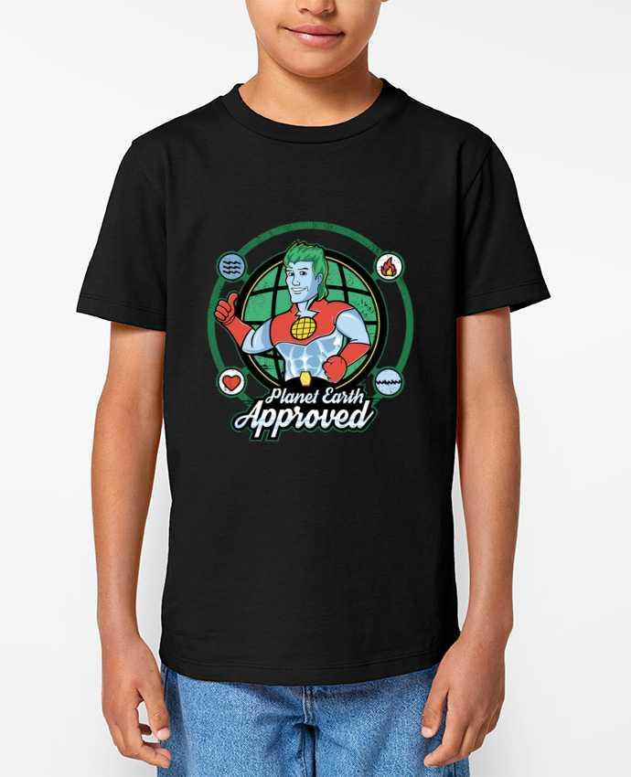 T-shirt Enfant Planet Earth Approved Par Kempo24