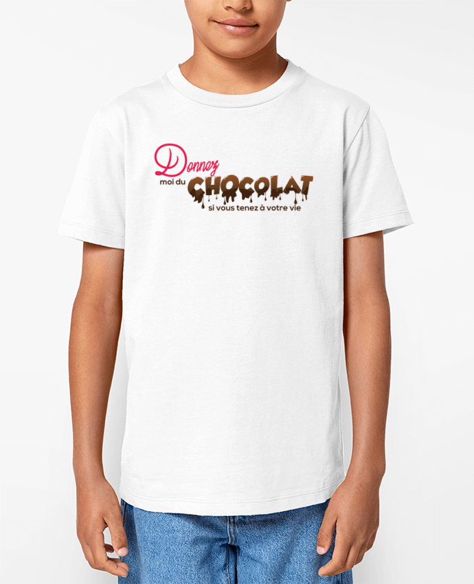 T-shirt Enfant Donnez moi du chocolat !! Par tunetoo