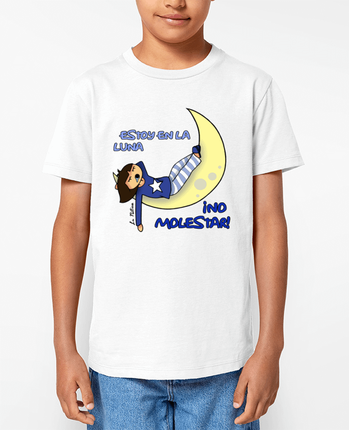 T-shirt Enfant No molestar Par lunática