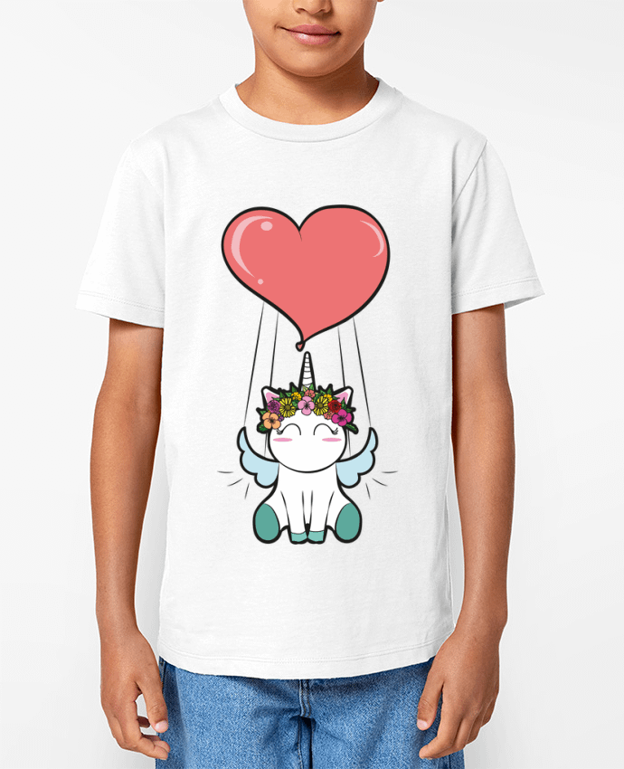 T-shirt Enfant Lovely unicorn Par 