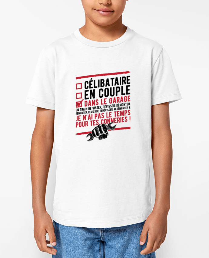 T-shirt Enfant Dans le garage humour Par Original t-shirt