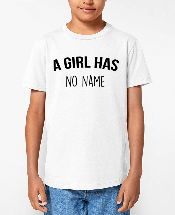 T-shirt écoresponsable enfant A girl has no name Par Bichette