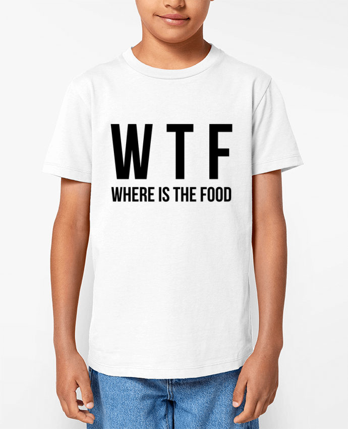 T-shirt Enfant Where is The Food Par Bichette