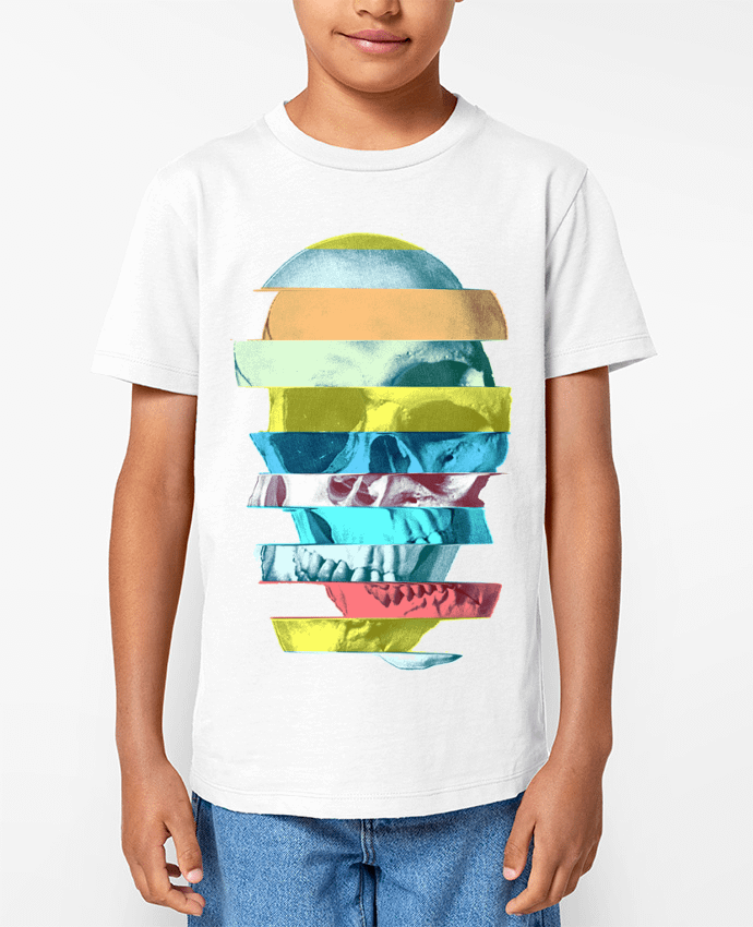 T-shirt Enfant Glitch Skull Par ali_gulec