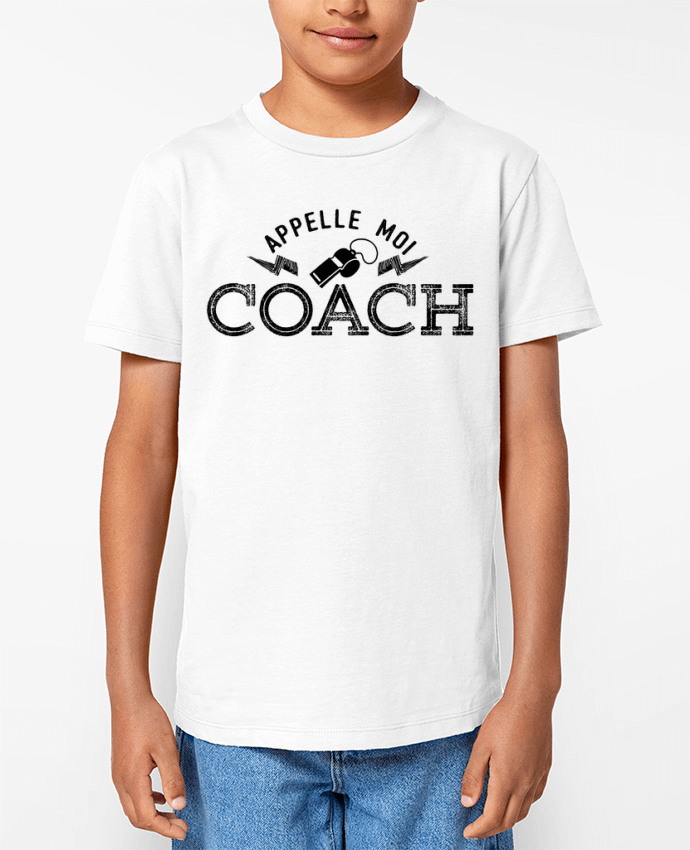 T-shirt Enfant Appelle moi coach Par tunetoo