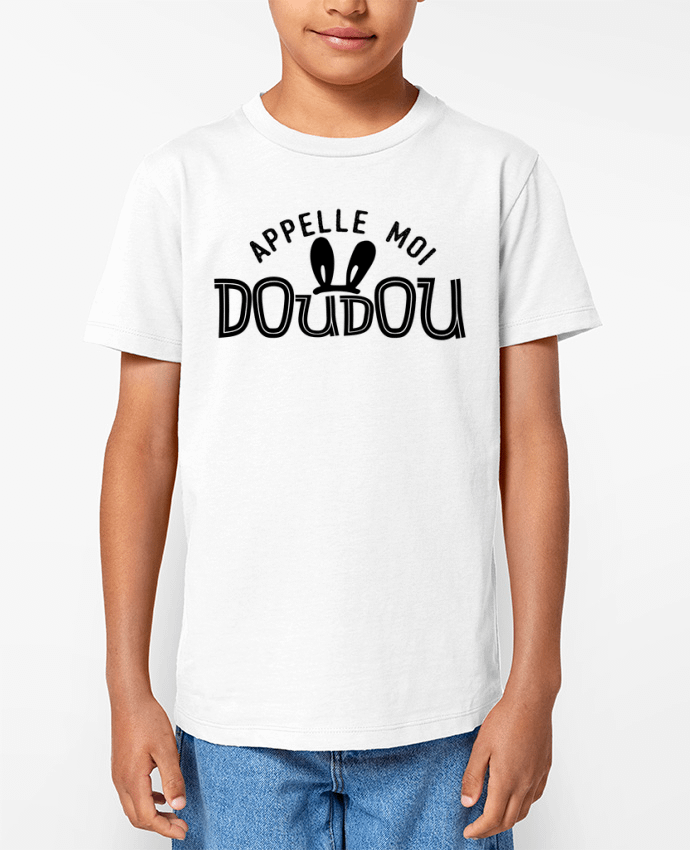 T-shirt écoresponsable enfant Appelle moi doudou Par tunetoo