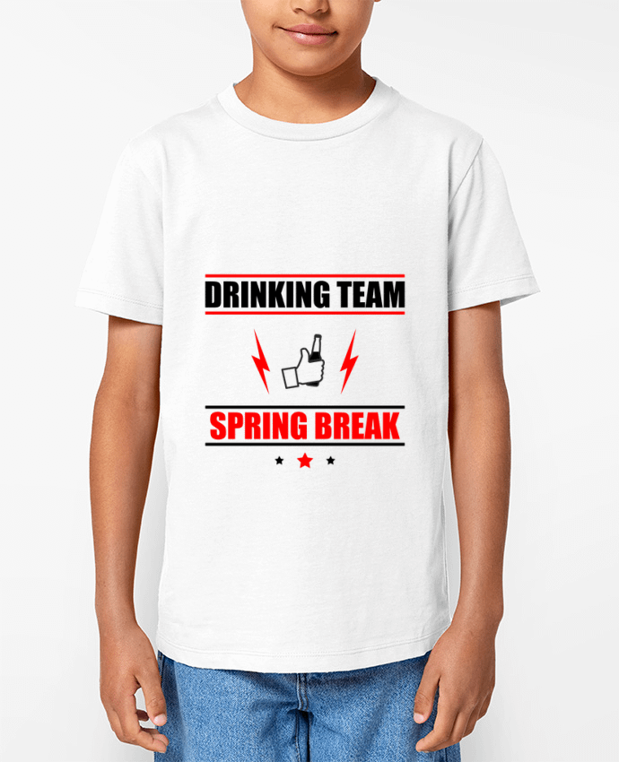 T-shirt Enfant Drinking Team Spring Break Par Benichan