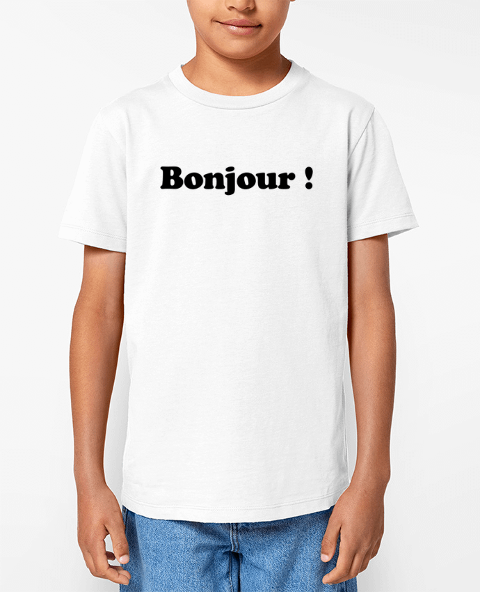 T-shirt Enfant Bonjour Par justsayin