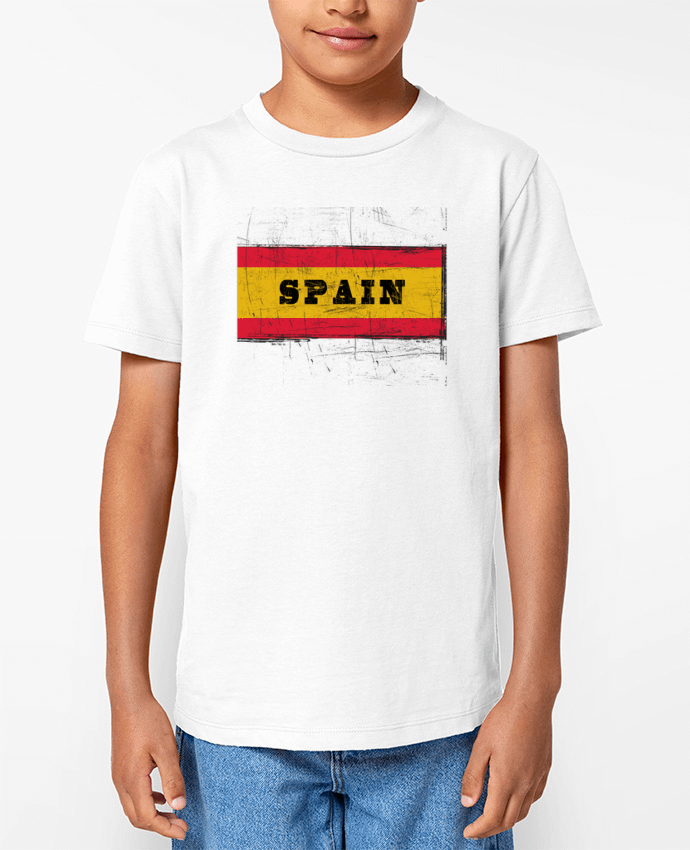 T-shirt Enfant Drapeau espagnol Par Les Caprices de Filles
