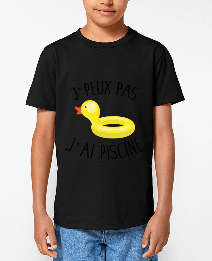 T-shirt Enfant Je peux pas j'ai piscine Par FRENCHUP-MAYO