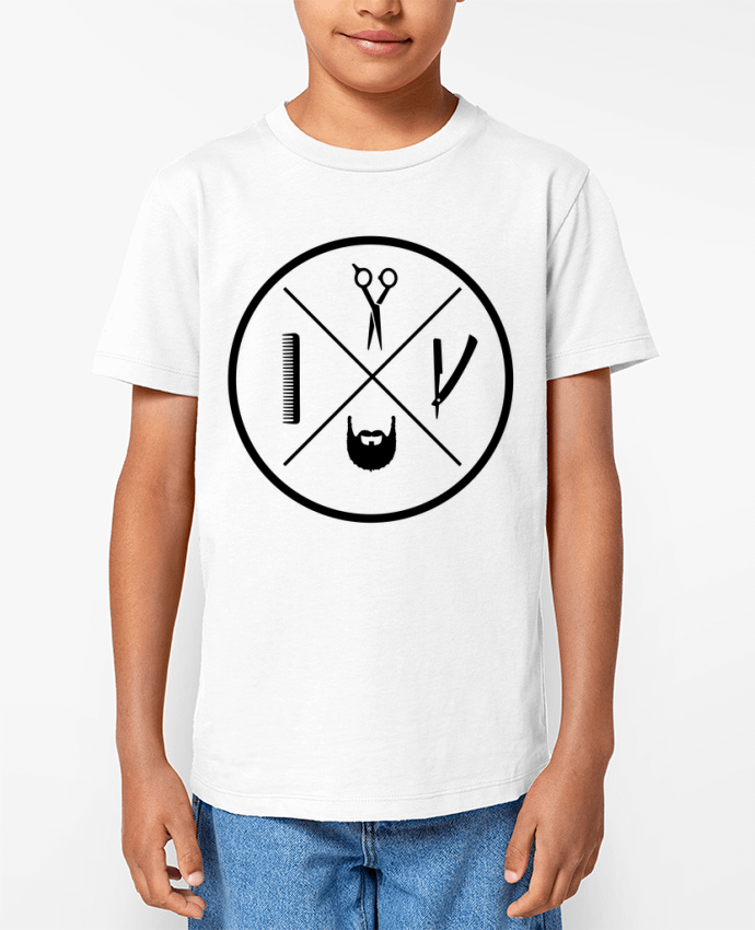 T-shirt Enfant BARBERSHOP BLASON Par SG LXXXIII