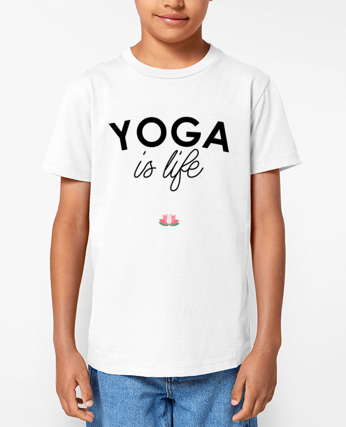 T-shirt Enfant Yoga is life Par tunetoo