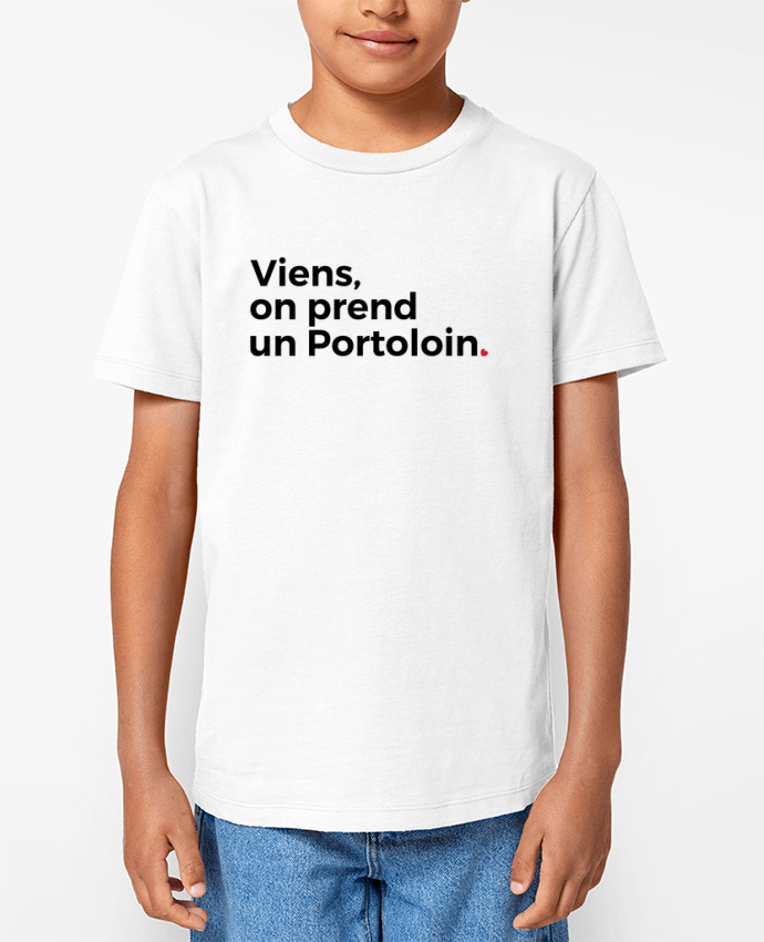 T-shirt Enfant Viens, on prend un Portoloin Par Nana
