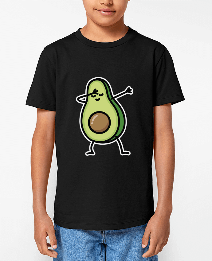 T-shirt écoresponsable enfant Avocado dab Par LaundryFactory