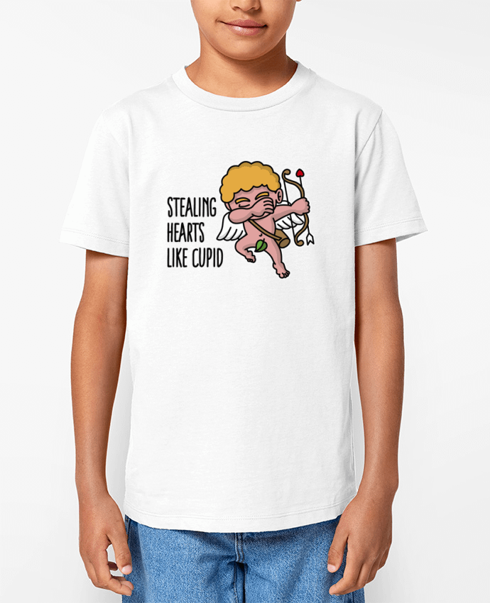 T-shirt écoresponsable enfant Stealing hearts like cupid Par LaundryFactory
