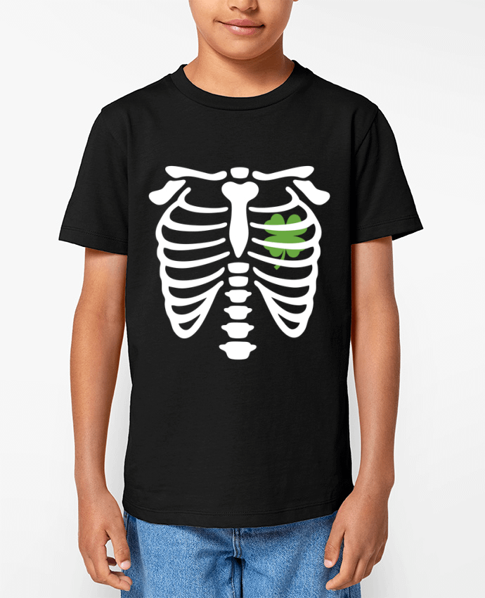 T-shirt Enfant X Ray Irish heart Par LaundryFactory