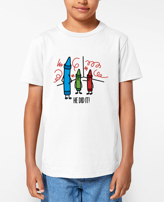 T-shirt Enfant He did it Par LaundryFactory