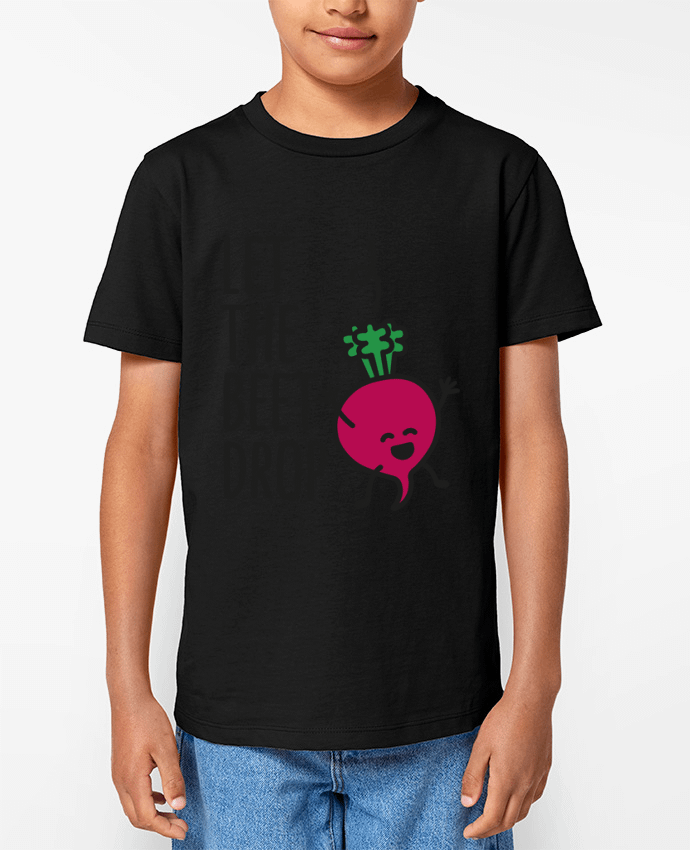 T-shirt Enfant Let the beet drop Par LaundryFactory