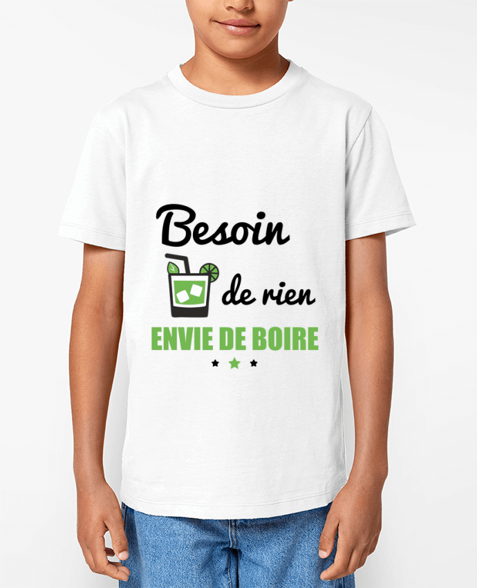 T-shirt Enfant Besoin de rien, envie de boire Par Benichan