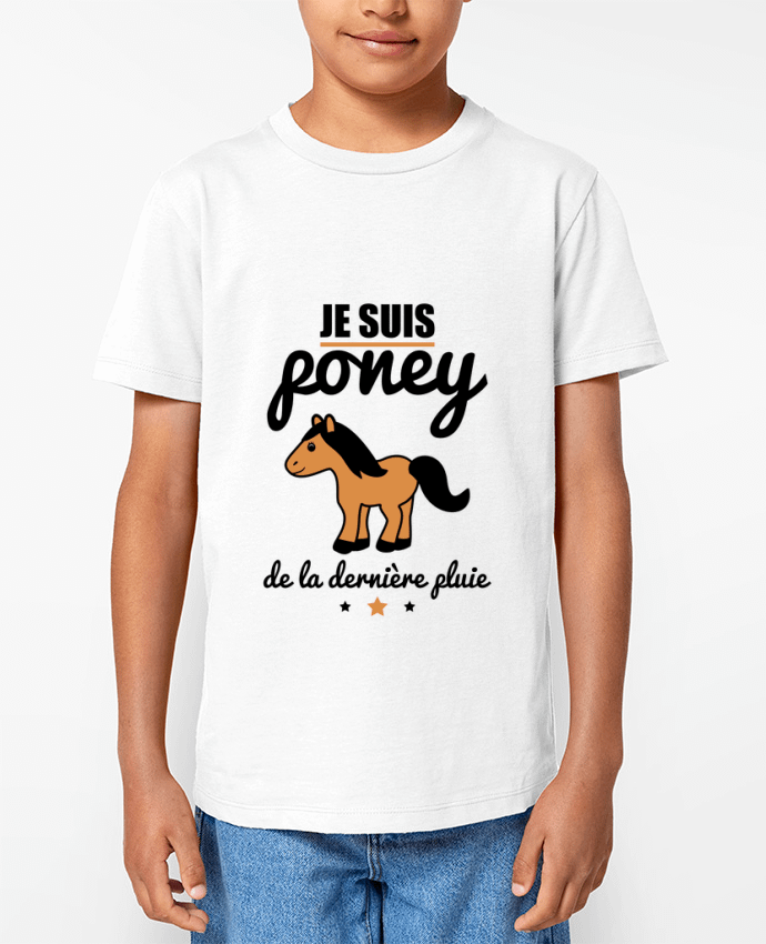 T-shirt Enfant Je suis poney de la dernière pluie Par Benichan