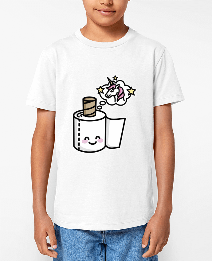 T-shirt Enfant BEAUTIFUL UNICORN TOILET PAPER Par LaundryFactory