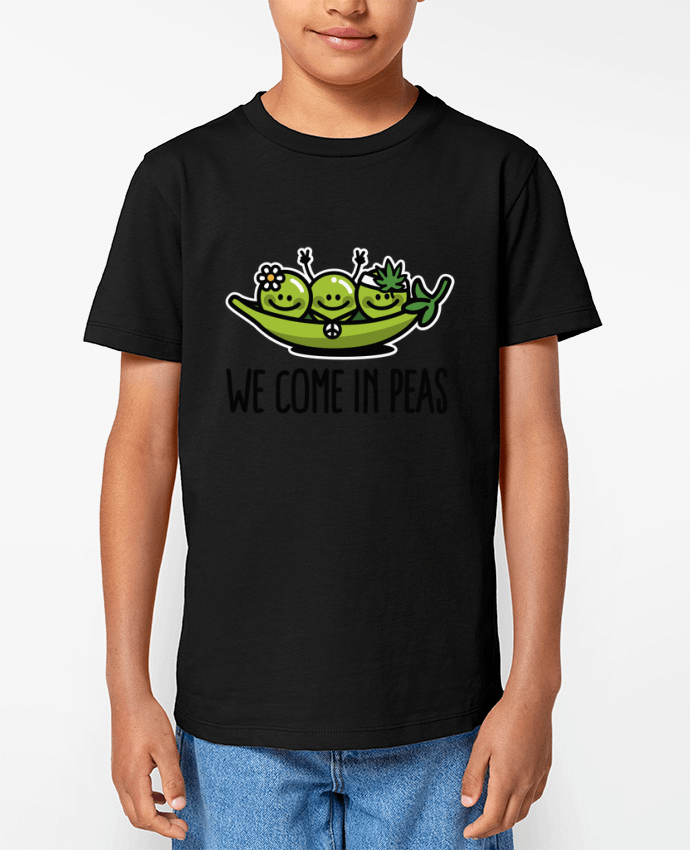 T-shirt Enfant WE COME IN PEAS Par LaundryFactory