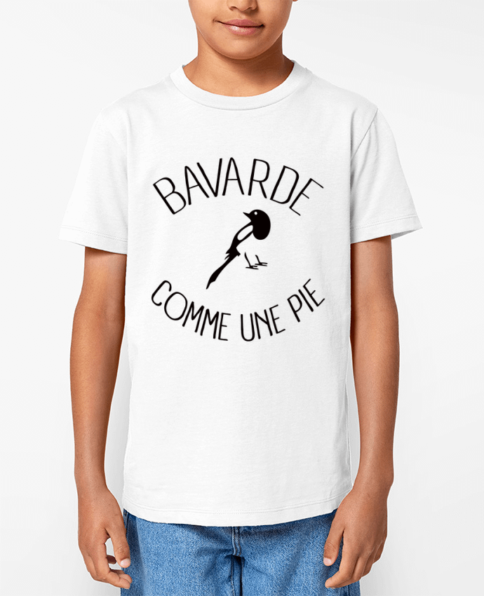 T-shirt Enfant Bavarde comme une Pie Par Freeyourshirt.com