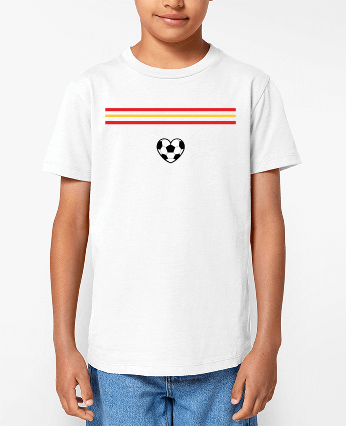 T-shirt Enfant Bandera corazón Par tunetoo