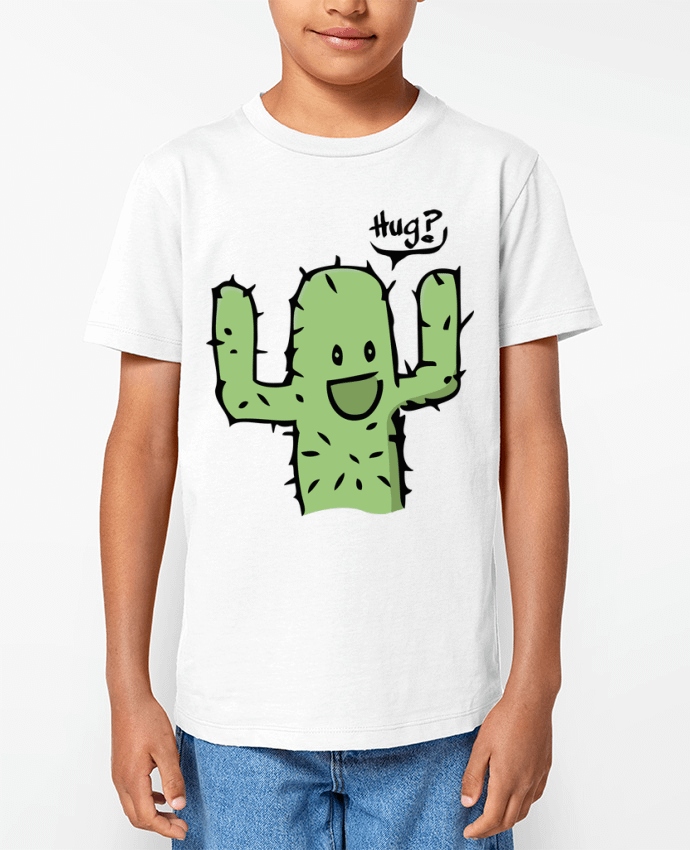 T-shirt Enfant cactus calin gratuit Par Tête Au Carré