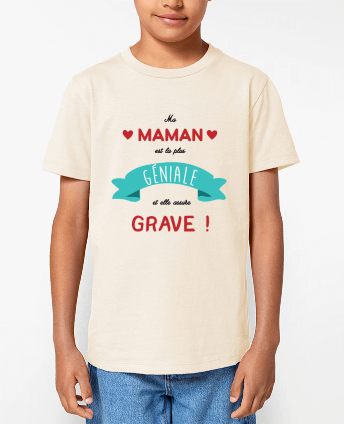 T-shirt Enfant Ma maman est la plus géniale Par tunetoo