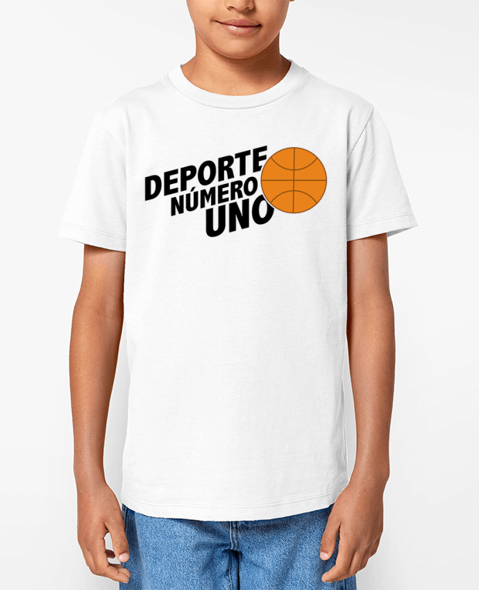 T-shirt Enfant Deporte Número Uno Basketball Par tunetoo