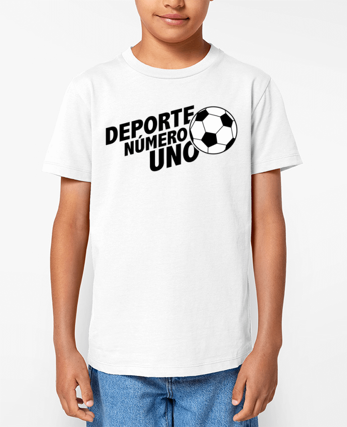 T-shirt Enfant Deporte Número Uno Futbol Par tunetoo