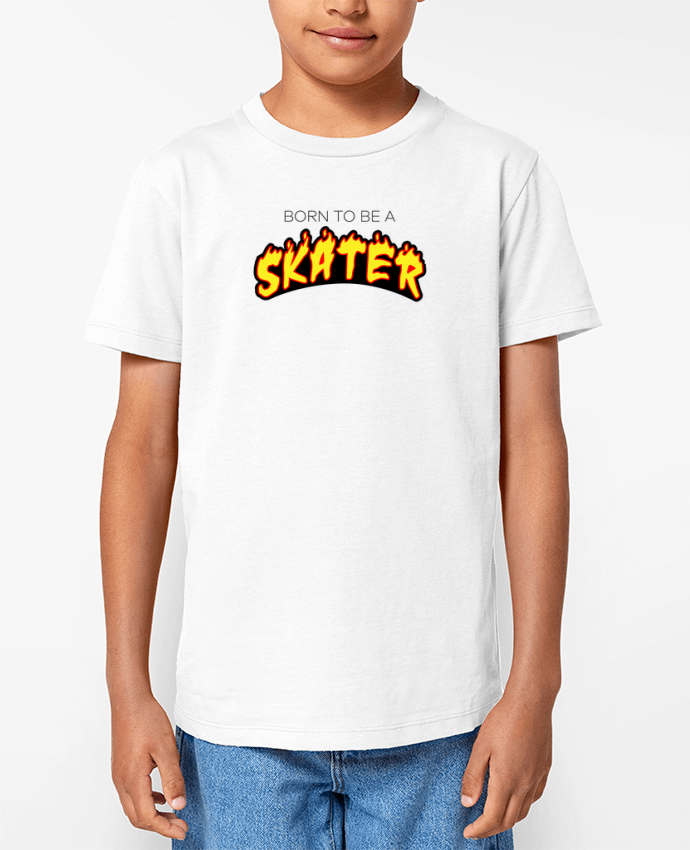T-shirt Enfant Born to be a skater Par tunetoo