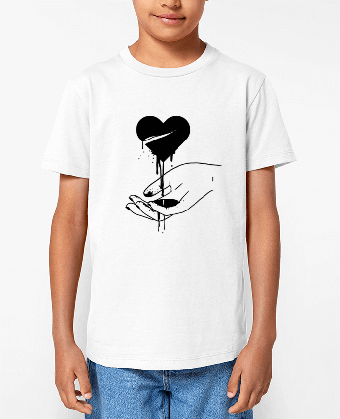 T-shirt Enfant COeur qui coule Par tattooanshort