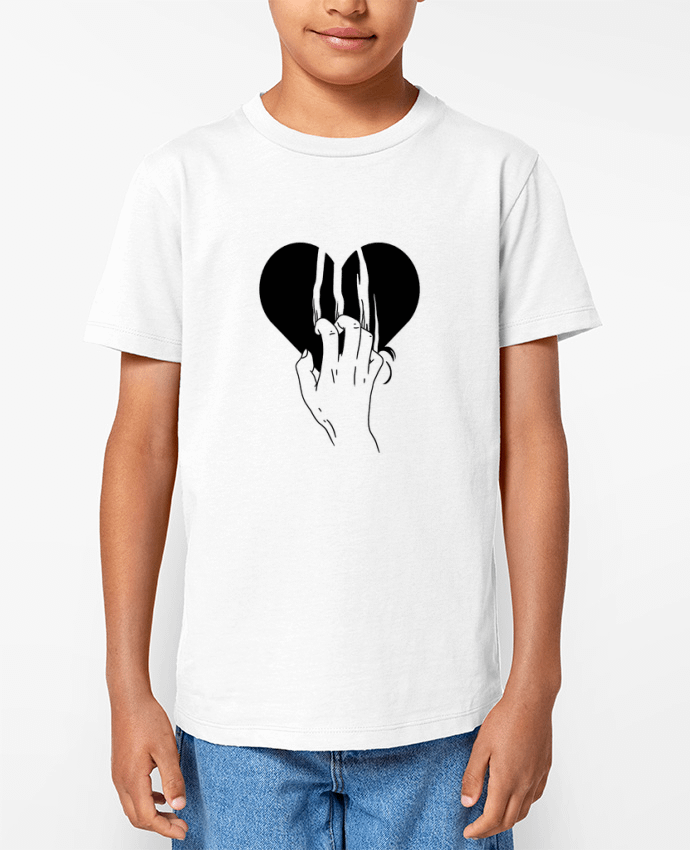 T-shirt Enfant Coeur Par tattooanshort