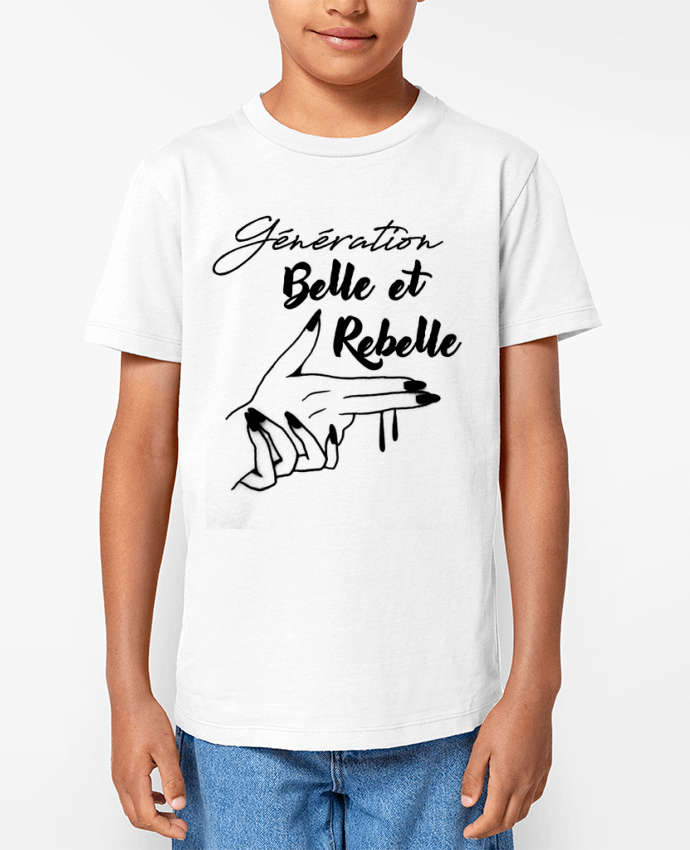 T-shirt Enfant génération belle et rebelle Par DesignMe